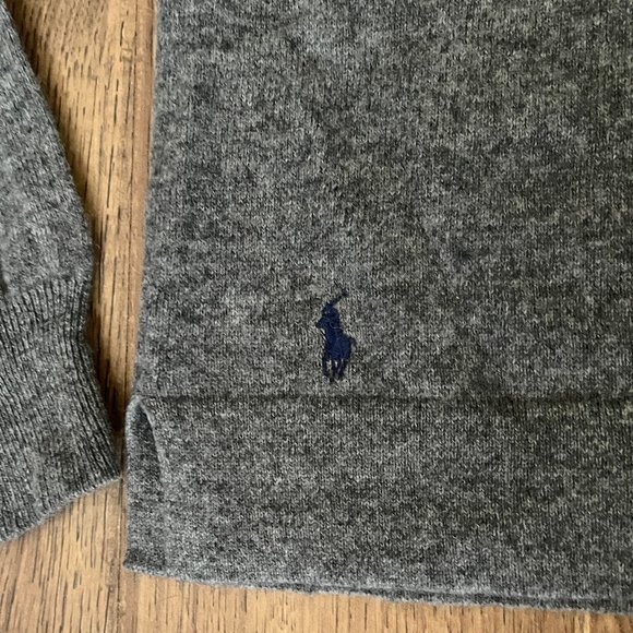 Polo Ralph Lauren Grey Cashmere Sweater Size Small - Picture 2 of 4